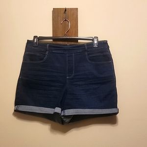 Time and Tru Size L Pull-On Denim Shorts